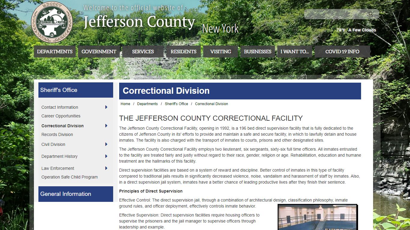 Welcome to Jefferson County, New York - Correctional Division